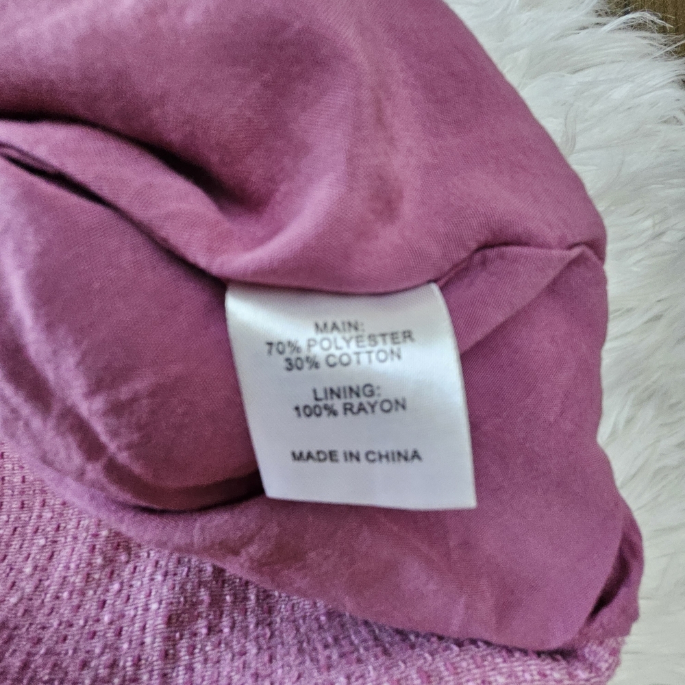 Pink Lily Textured A-Line Skirt in Pink - Picture 4 of 4